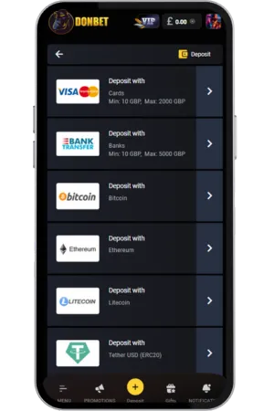 Make your first deposit