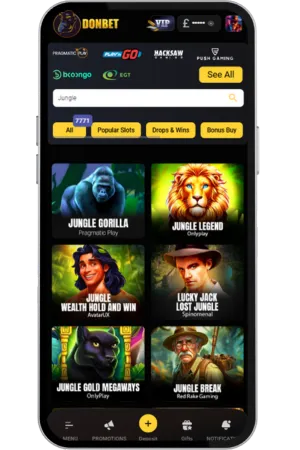 Choose a jungle themed game