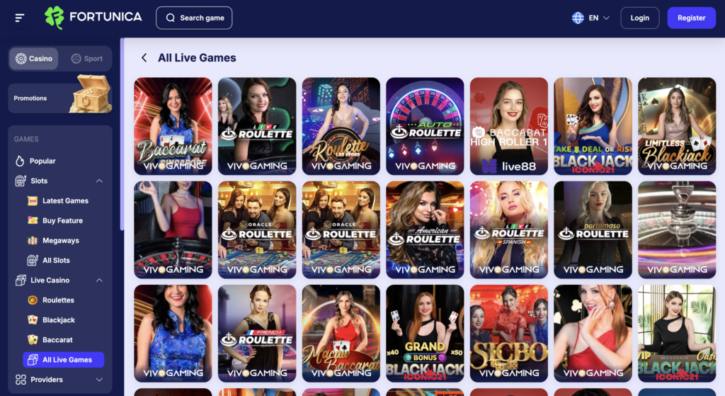 Fortunica1 English Fast — Fortunica Casino Review for UK Players