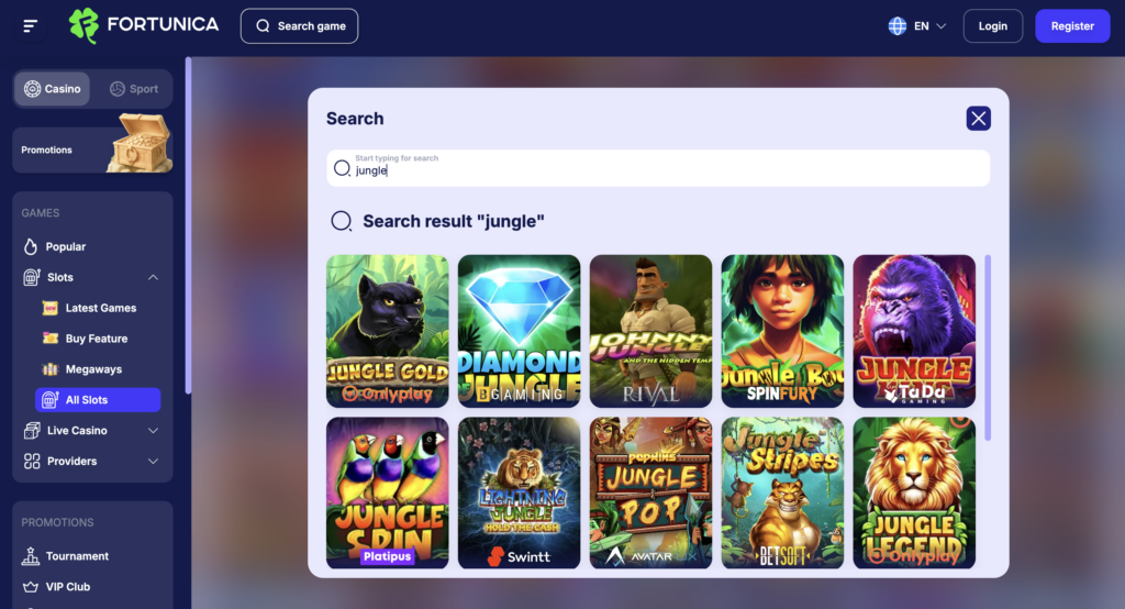 Jungle Casino Slots