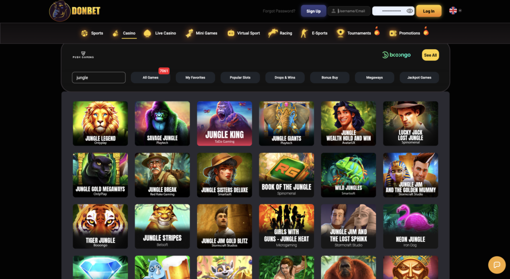 Slots Jungle Donbet