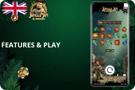 Jungle Jim slot gameplay features
