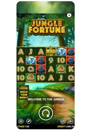 Jungle Fortune slot main gameplay interface