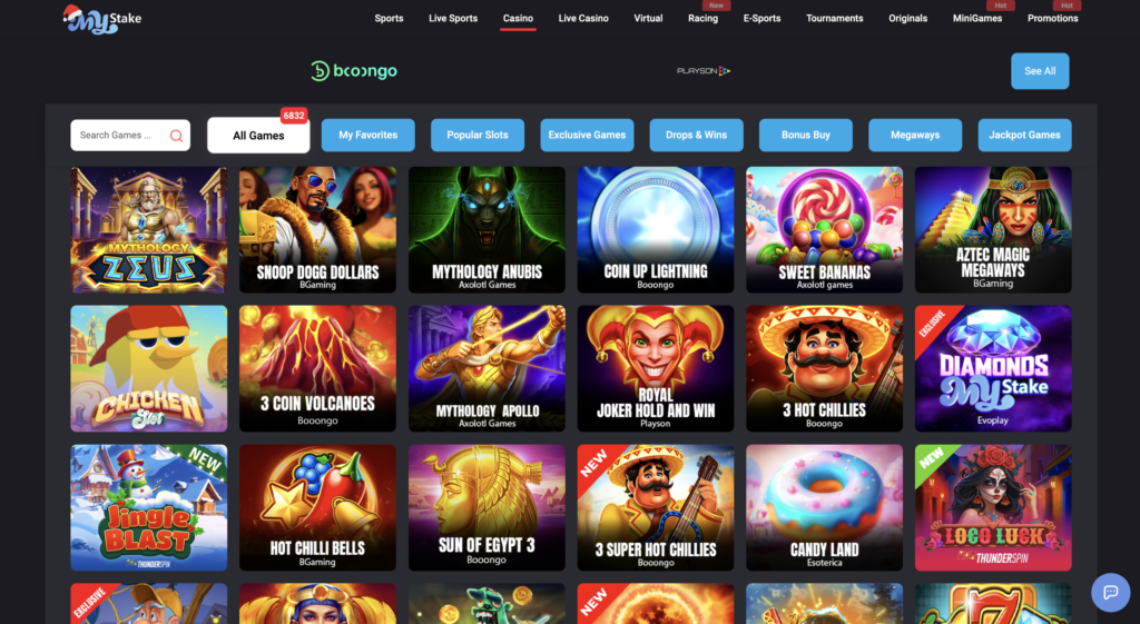 mystake casino slots