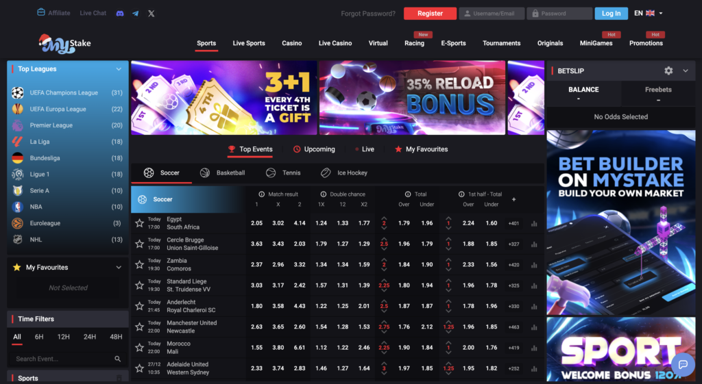mystake casino sports betting