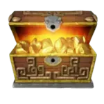 Treasure chest premium symbol