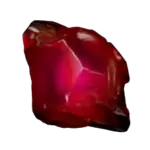 Red ruby gemstone