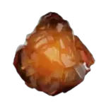 Orange topaz gemstone